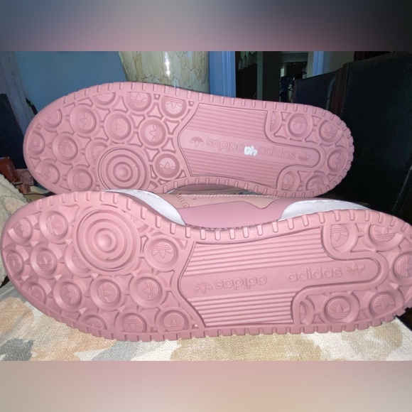 Adidas Pink and White Retro Athletic Shoes - Picture 8 of 12